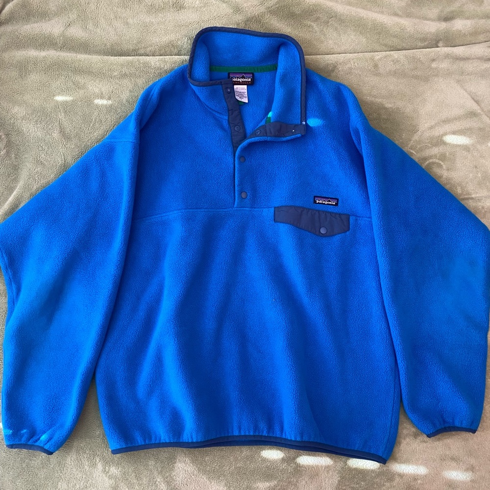 Patagonia Synchilla Snap T Pullover Blue